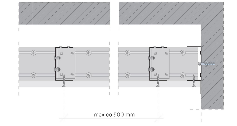 Nida Sufit UAR100/U100/PD/500-25/Cicha typ A - Siniat | Nida
