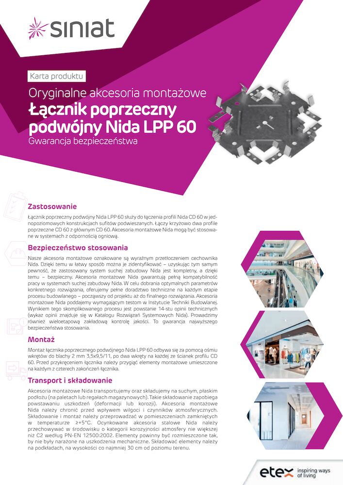 Łącznik Nida LPP 60