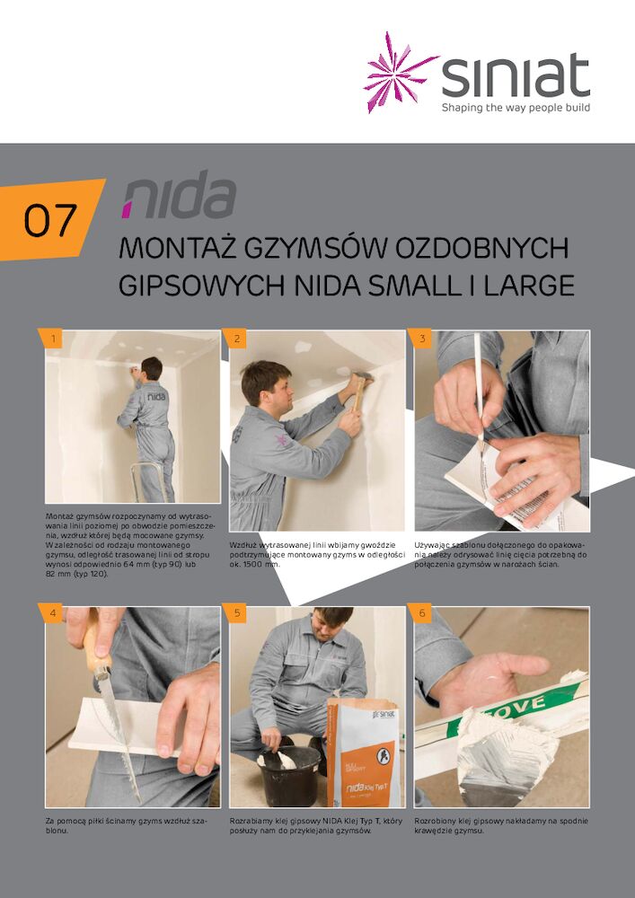 Montaż gzymsów
Nida Small i Nida Large