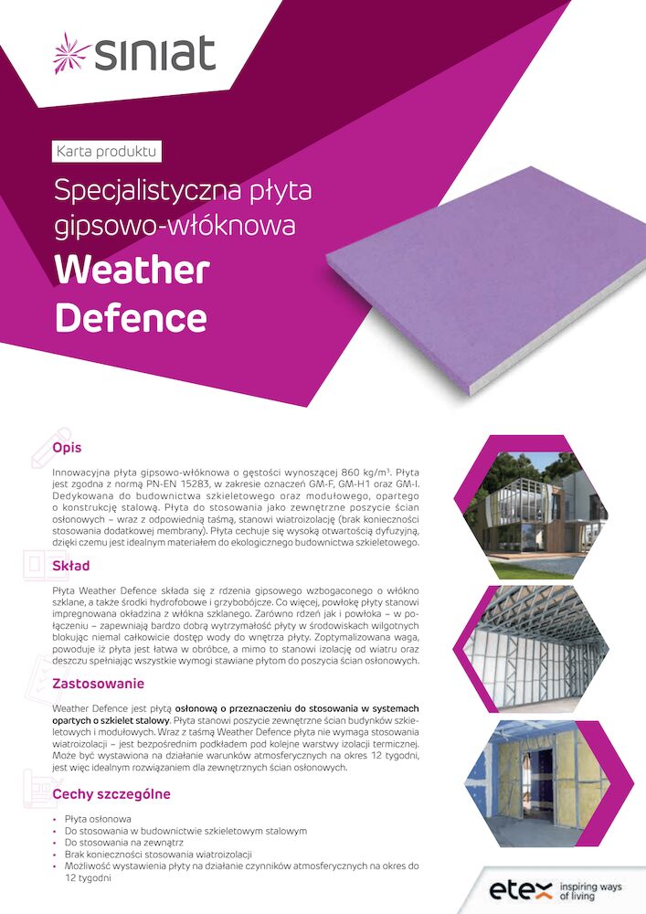 Płyta Weather Defence