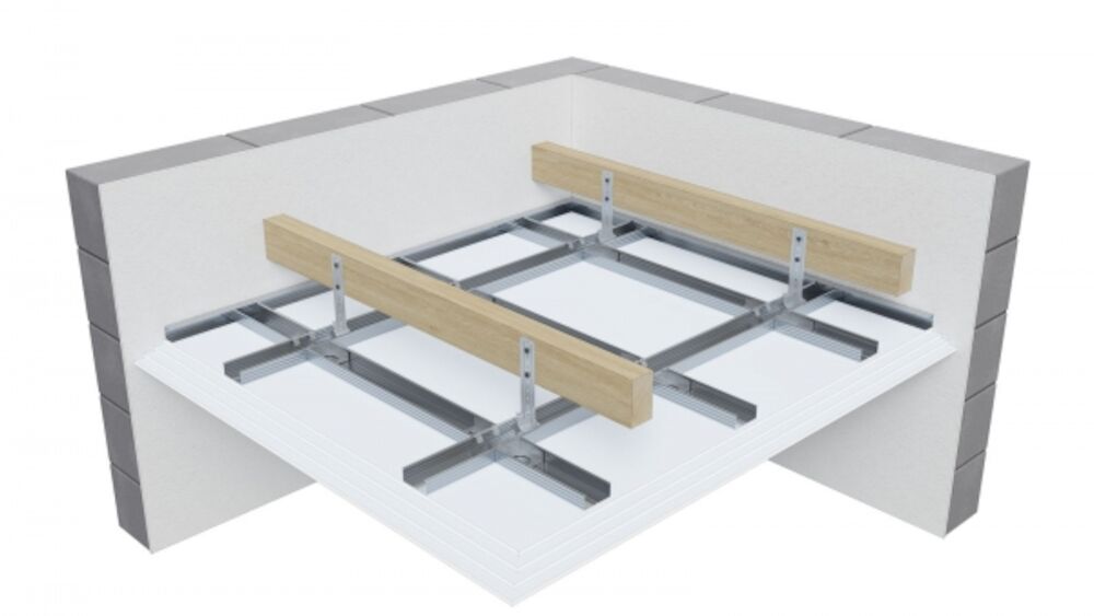 Sufi Geometryczny drewniany plafon sufitowy S466-Joki | Edinos.pl